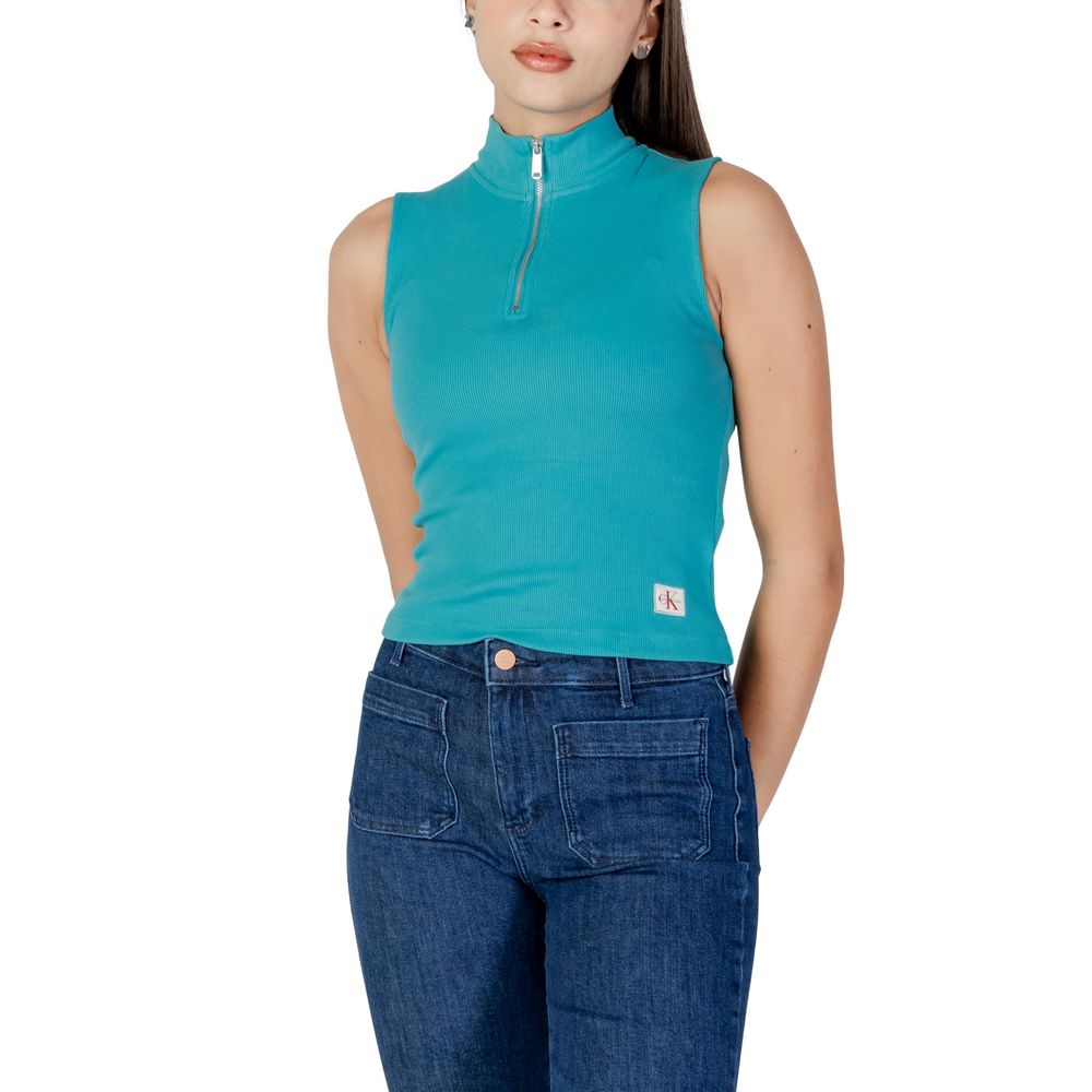 Turquoise Cotton Top