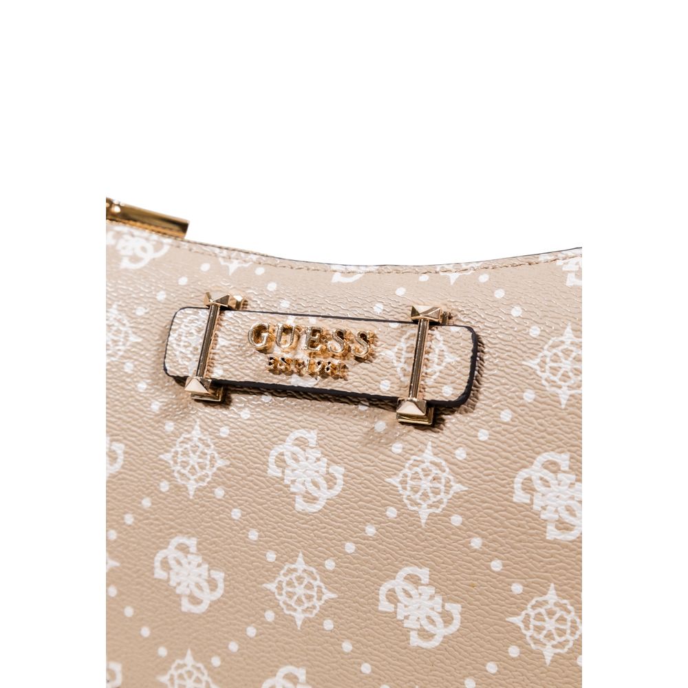 Beige Polyethylene Handbag