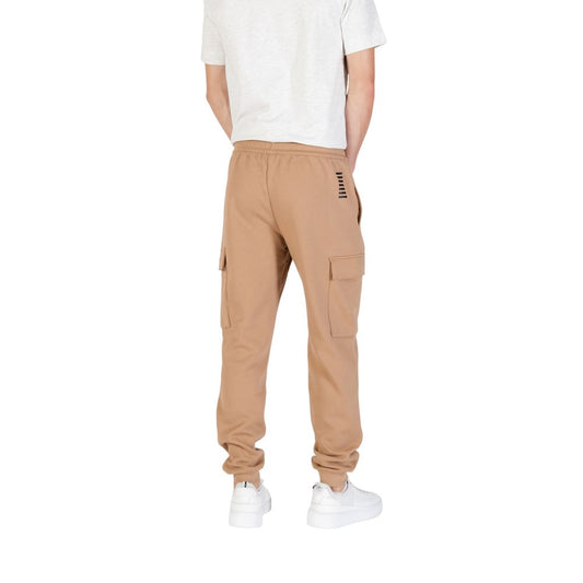 Beige Cotton Joggers (Workout Pants)