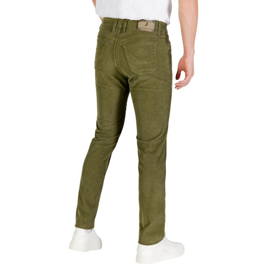 Green Cotton Skinny Jeans