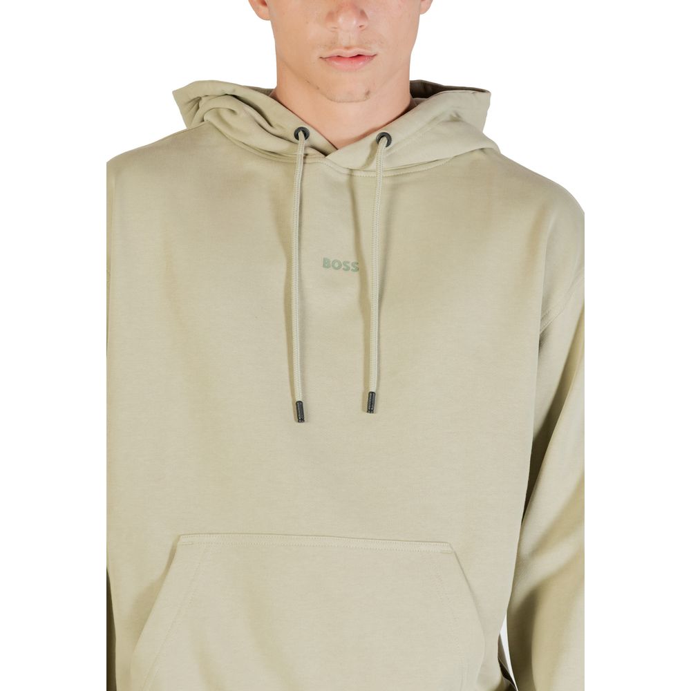 Green Cotton Hoodie