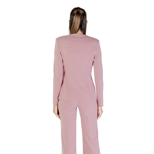 Multicolor Polyester Blazer