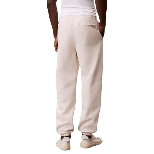 Beige Cotton Joggers (Workout Pants)