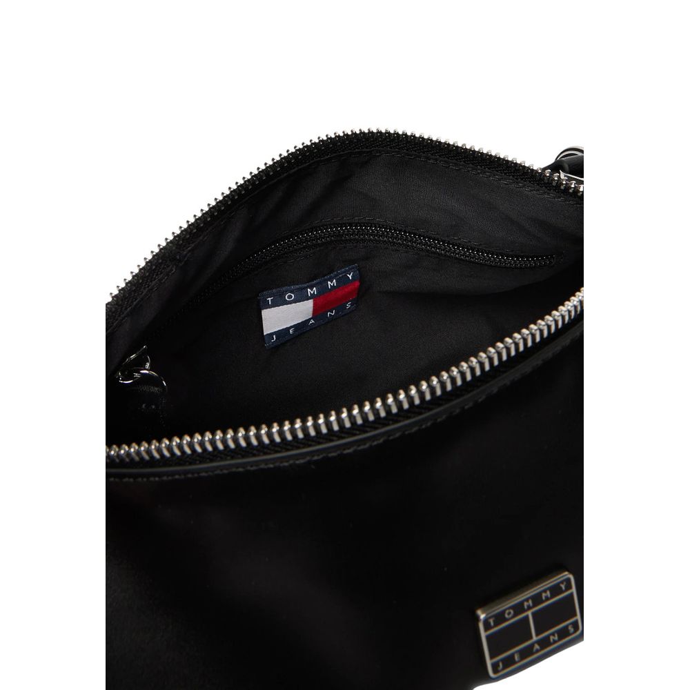 Black Artificial Leather Handbag