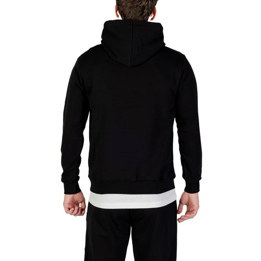 Black And White Cotton Hoodie