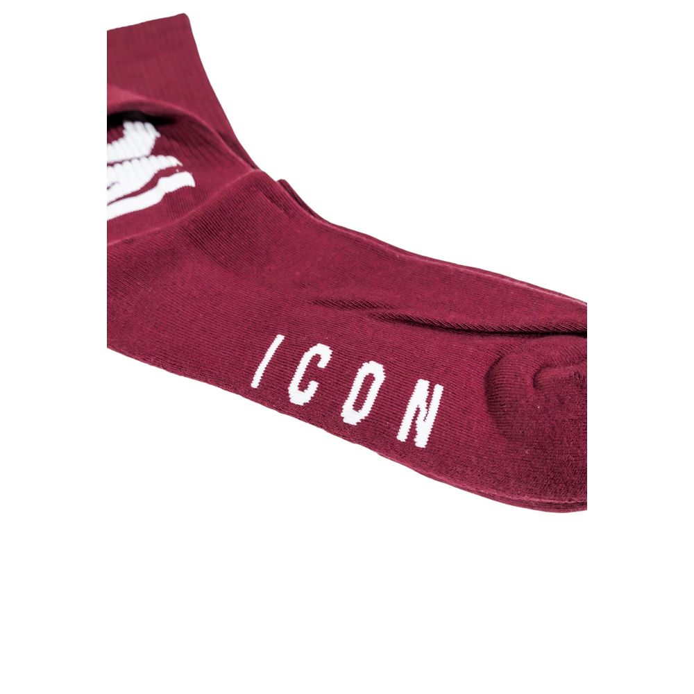 Bordeaux Cotton Socks