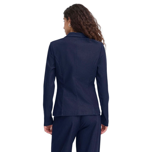 Blue Cotton Blazer