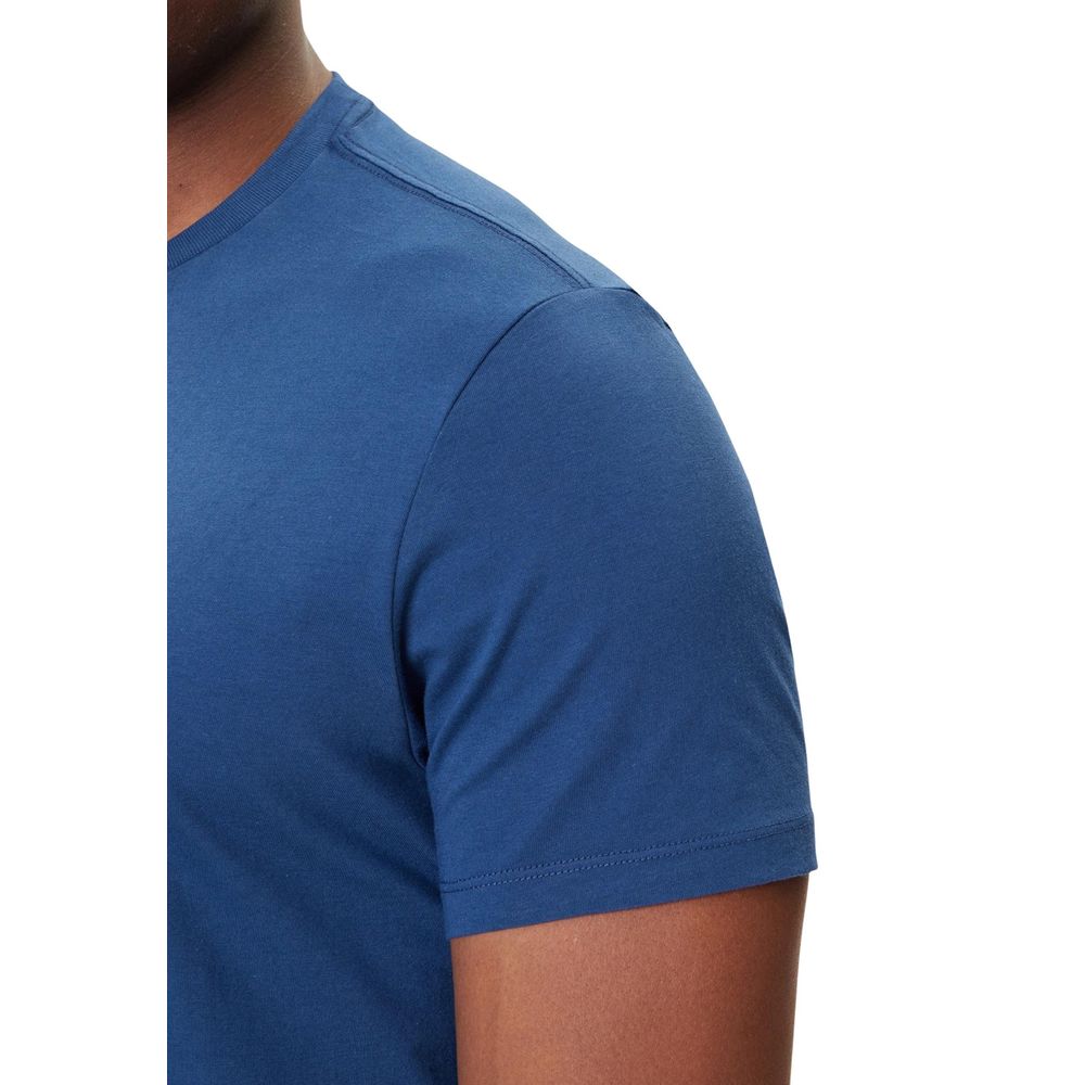 Blue Cotton T-Shirt
