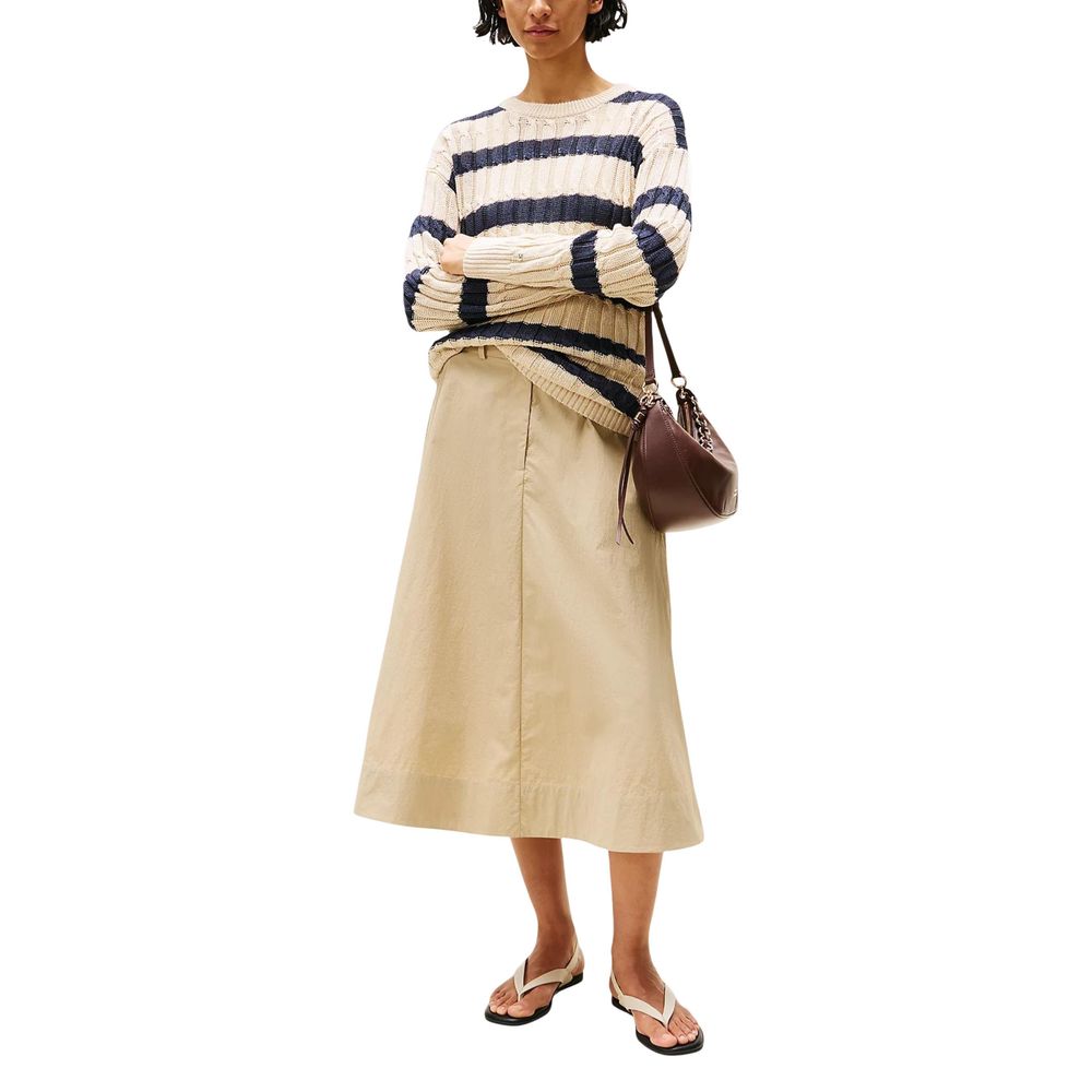 Beige Linen Sweatshirt