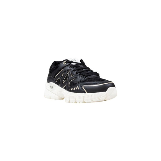 Bicolor Polyester Athletic Sneakers