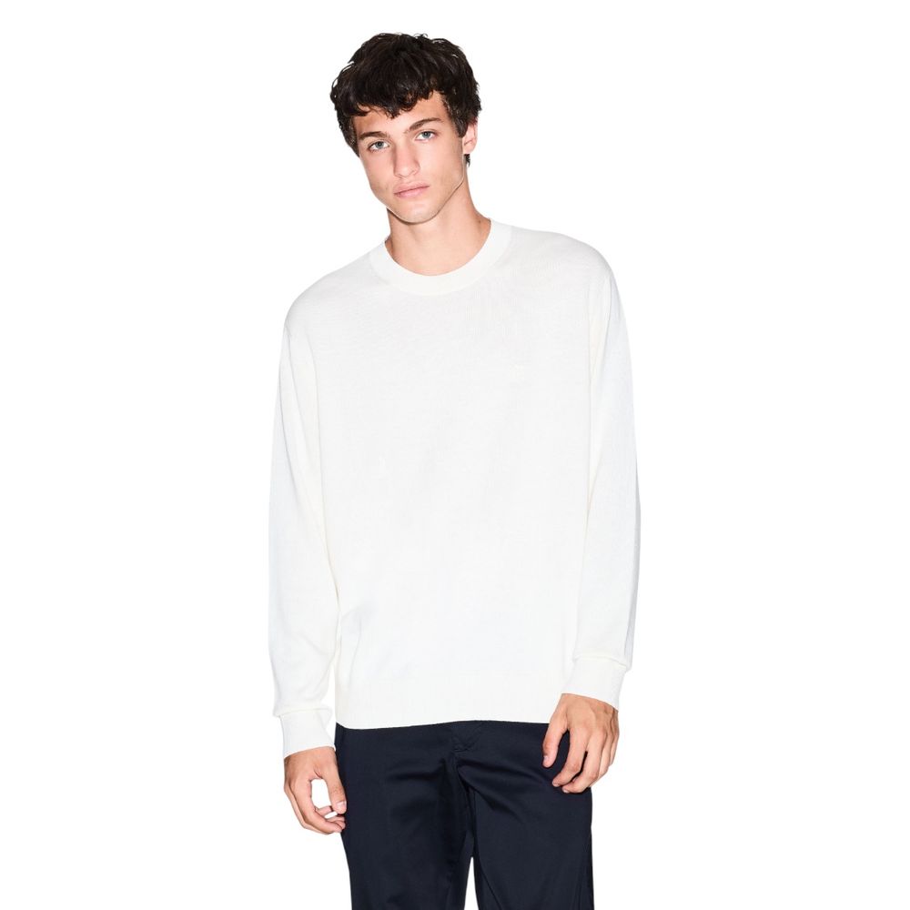 Cream Viscose Sweatshirt