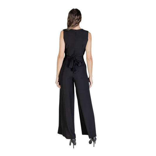 Black Polyester Jumpsuit