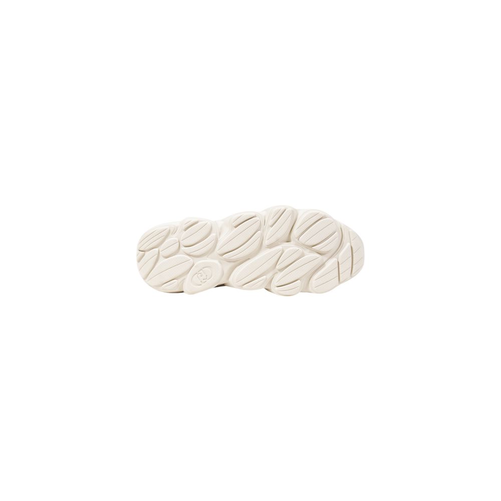 Beige Artificial Leather Chunky Sneakers