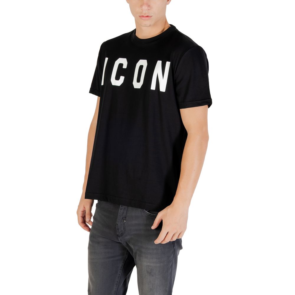 Black And White Cotton T-Shirt