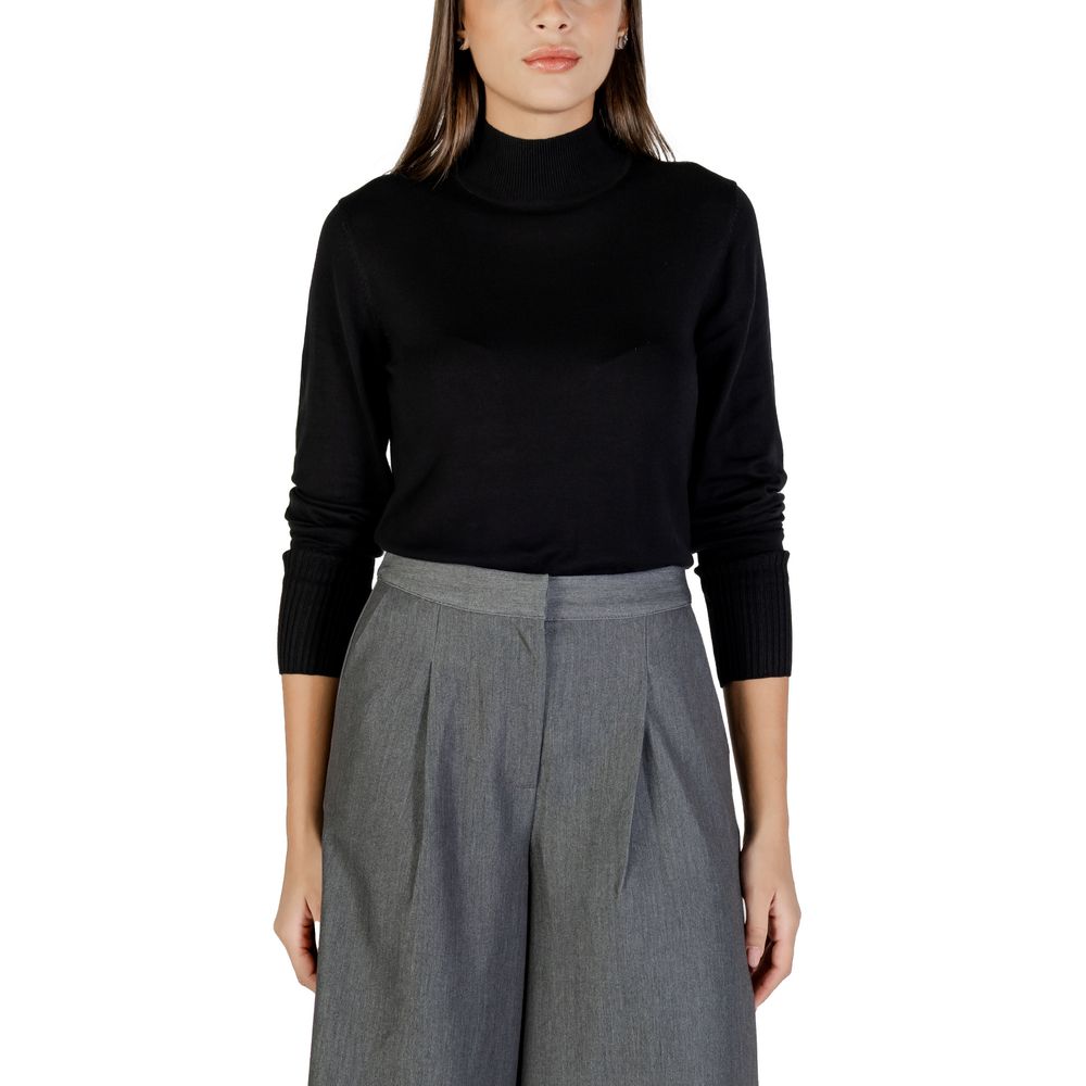 Black Viscose Turtleneck