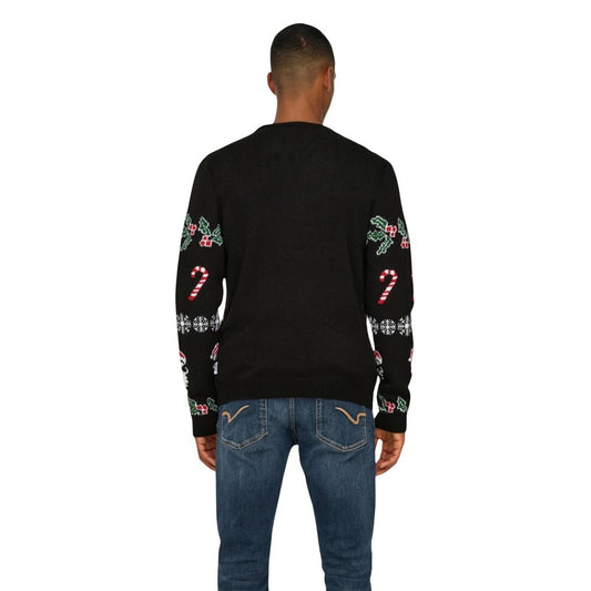 Black Marabou Sweatshirt