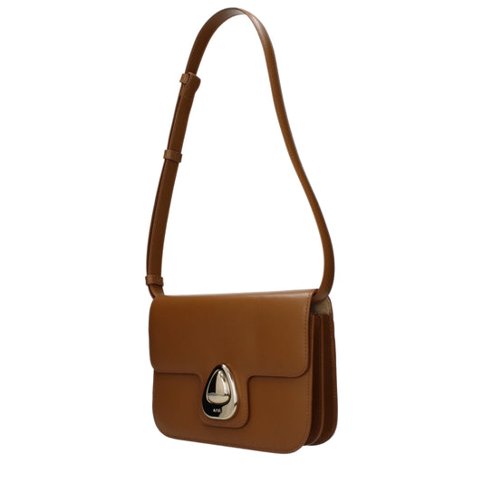 Brown Leather Shoulder Bag