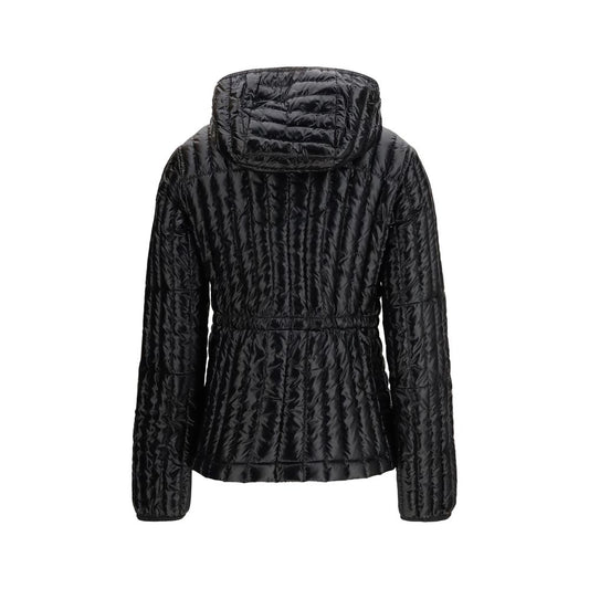 Black Nylon Full-Length Jacket