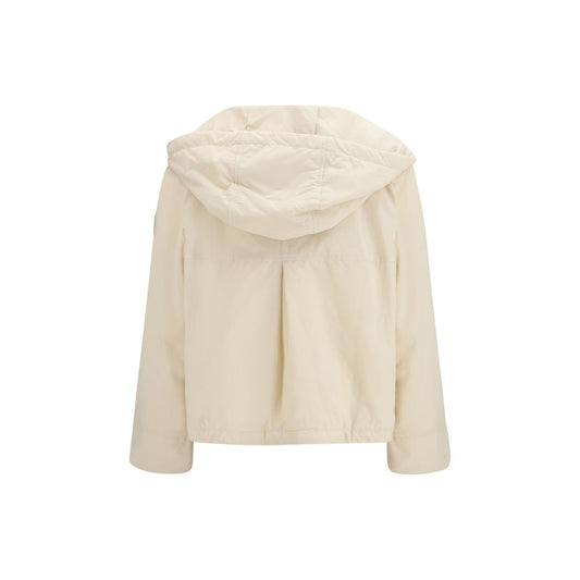 Beige Polyamide Shell Jacket