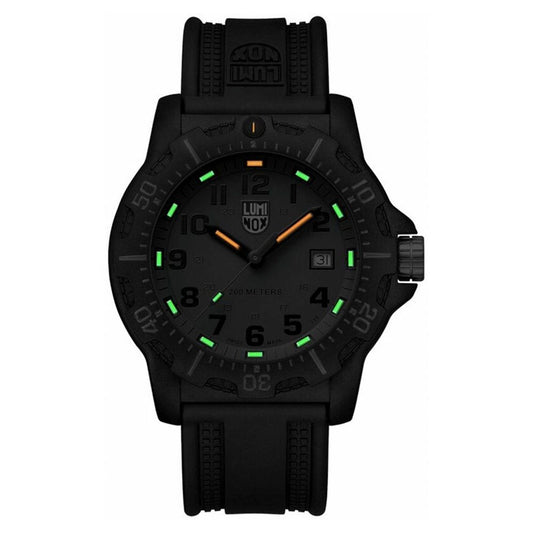 Black Resin Sport Watch