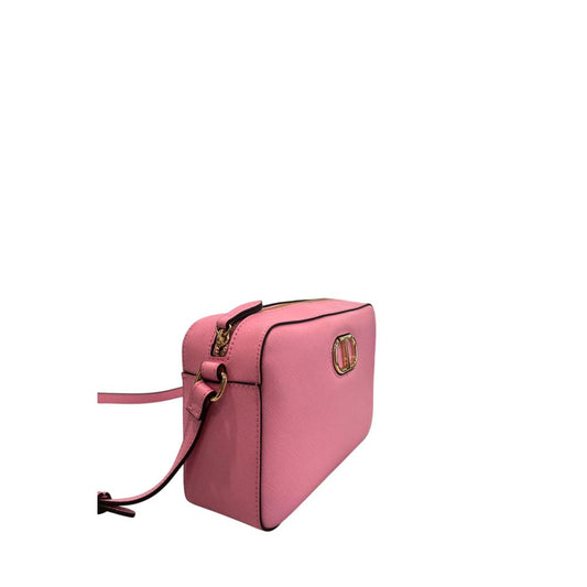 Pink PU Women Crossbody Bag