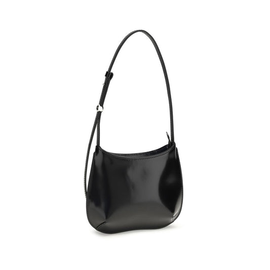Black Calf Leather Bos Taurus Shoulder Bag