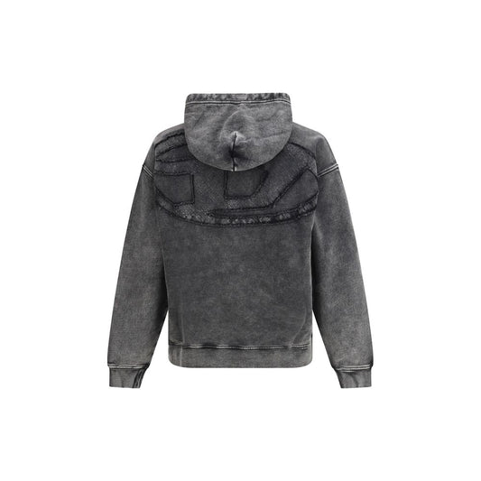 Black Cotton Sweatshirt