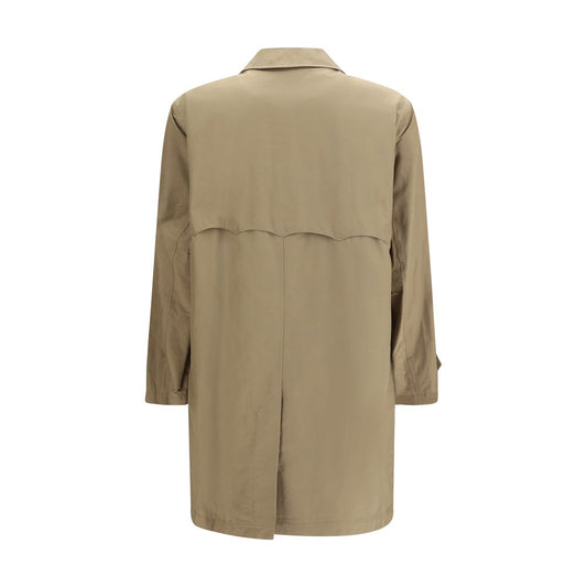 Beige Polyamide Trench Coat