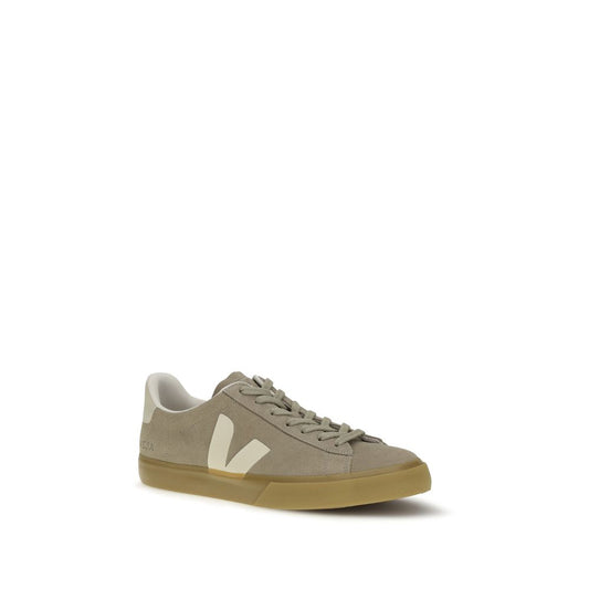 Beige Calf Leather Bos Taurus Low Top Sneakers