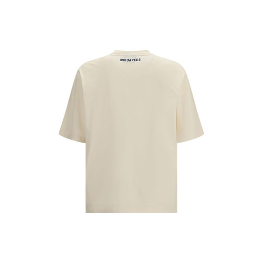 Beige Cotton T-Shirt