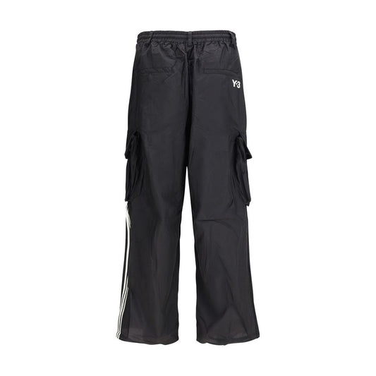 Black Polyamide Cargo Pants