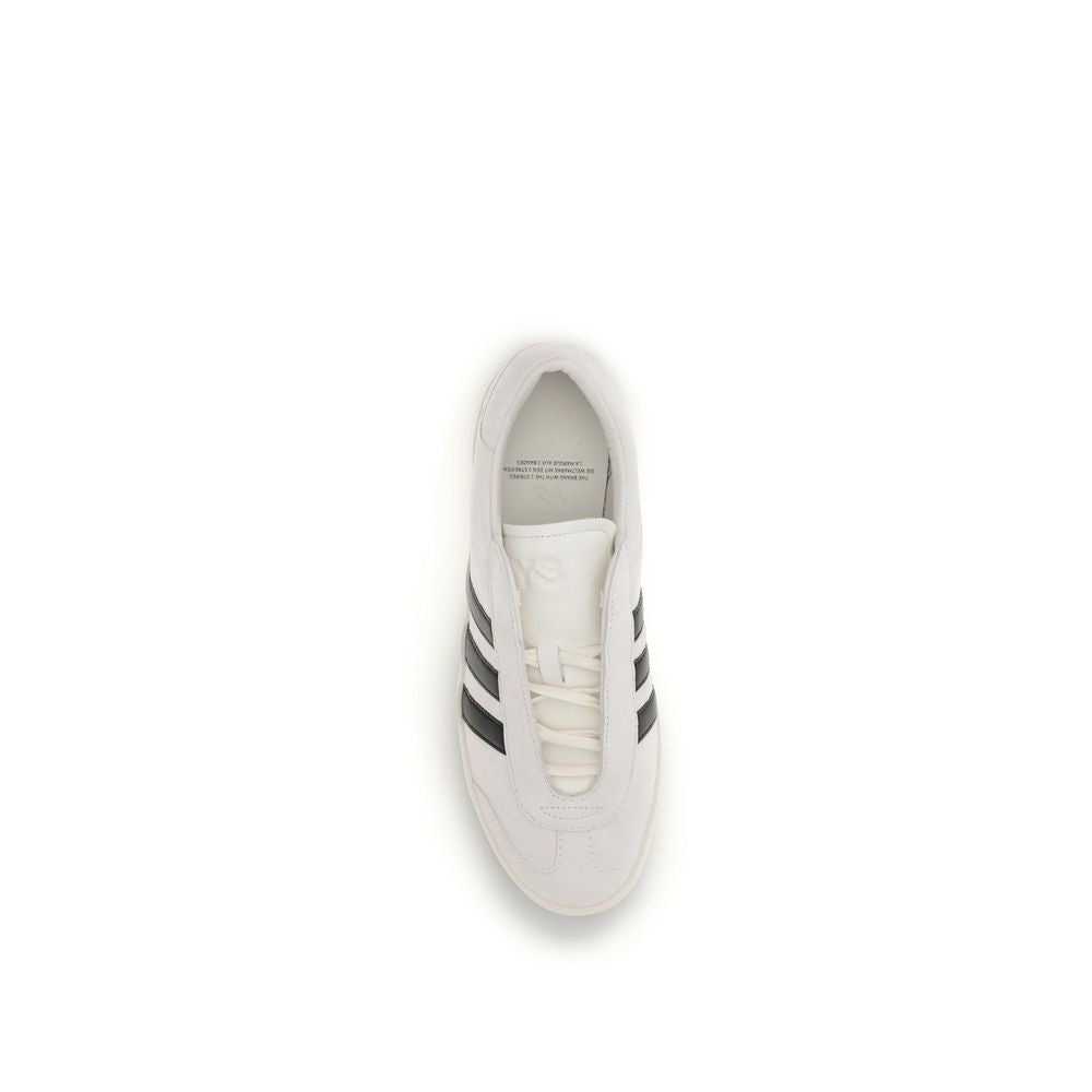 Beige Calf Leather Bos Taurus Low Top Sneakers