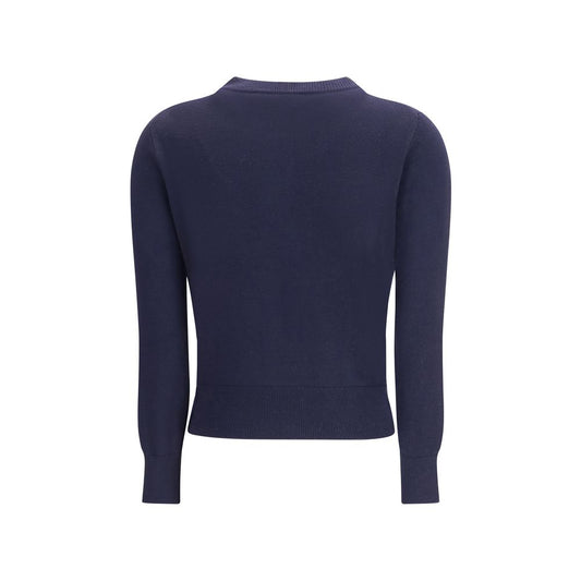 Blue Merino Wool Cardigan