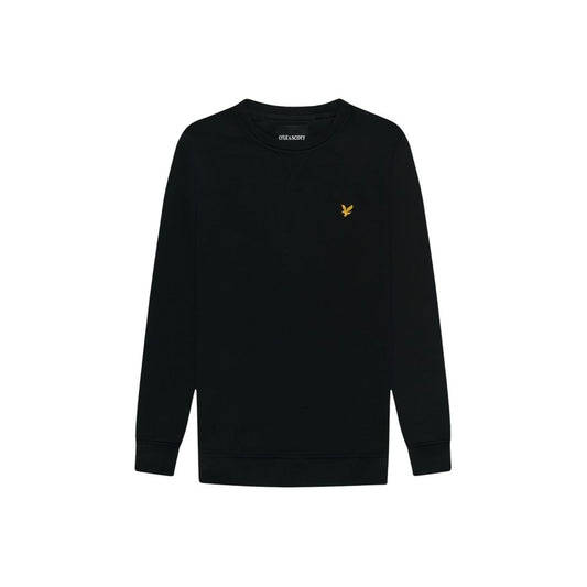 Black Cotton Sweatshirt