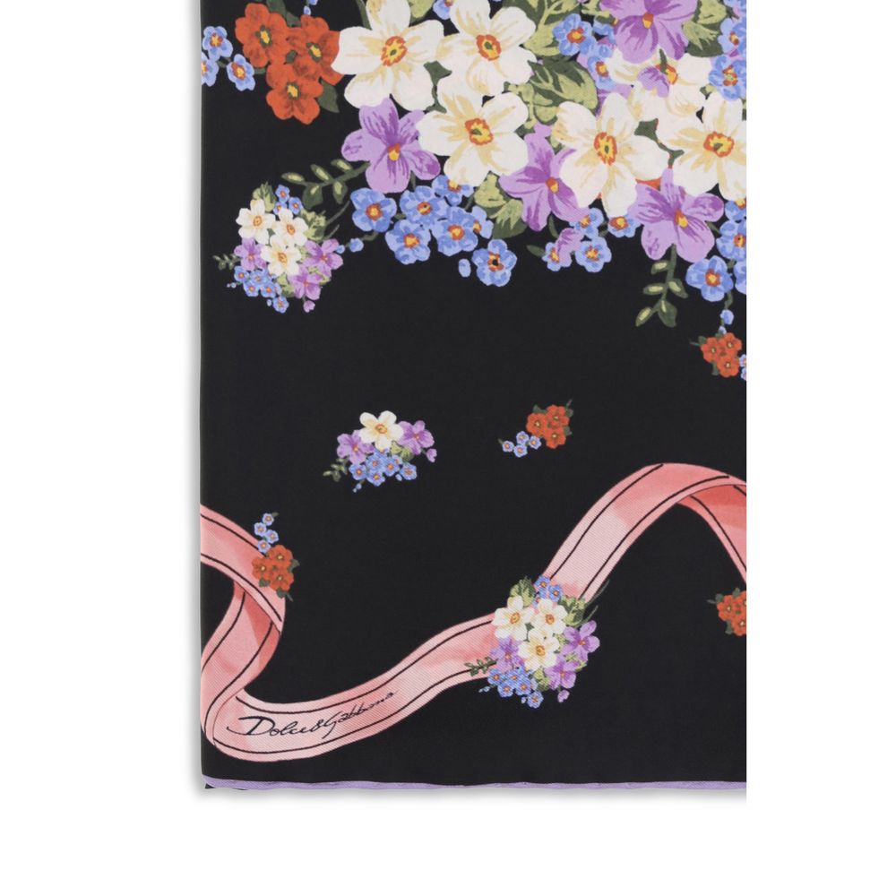 Multicolor Silk Scarf