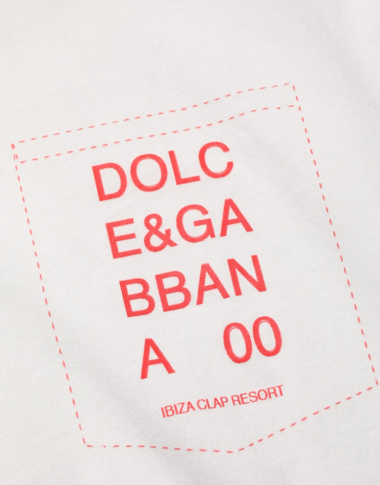 White Graphic Print Cotton Crew Neck T-shirt