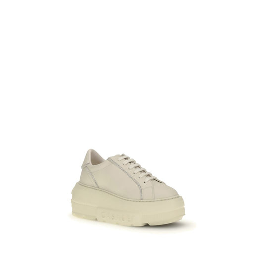 White Rubber Chunky Sneakers