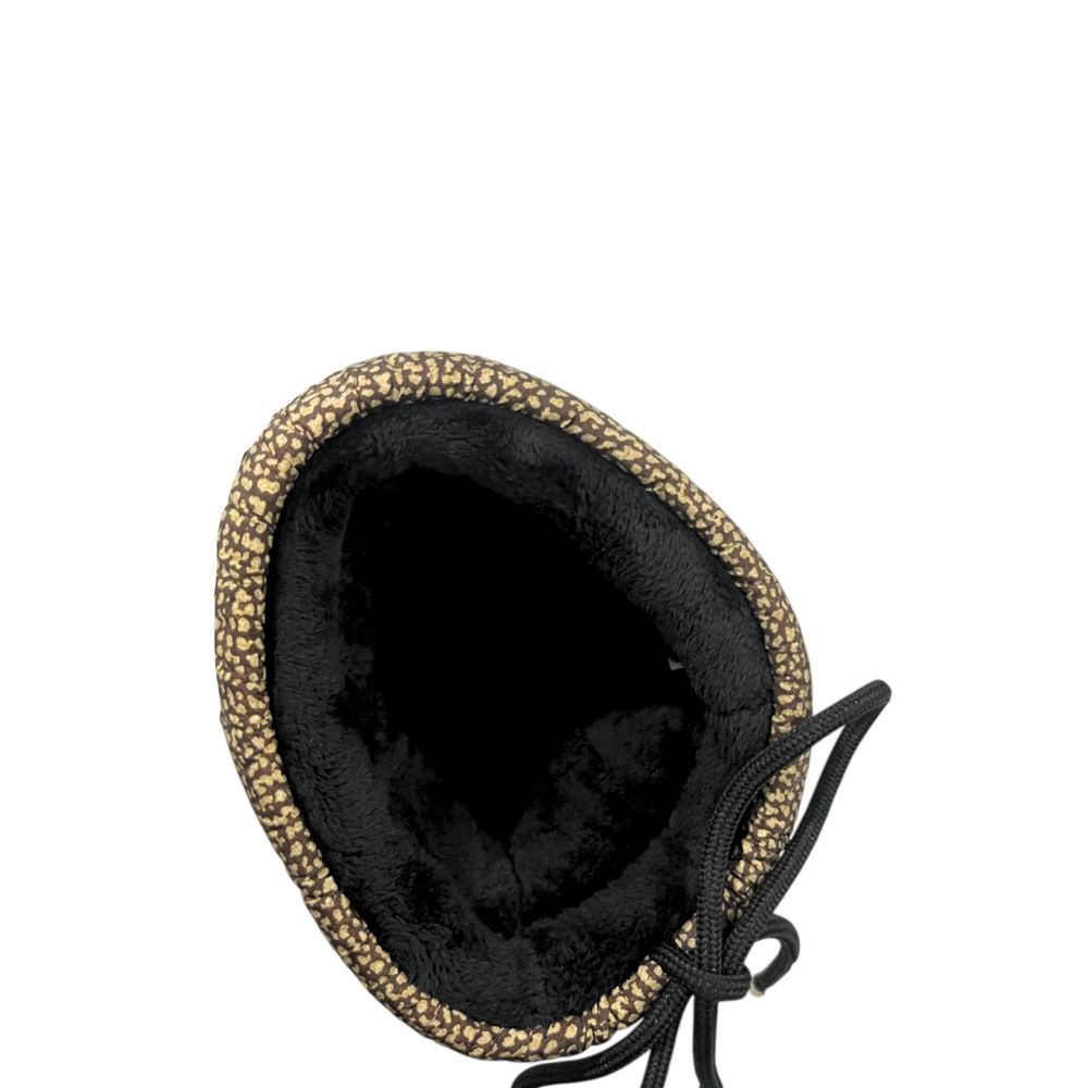 Beige Textile Women Boot