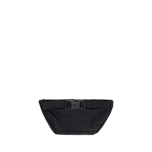 Black Polyester Clutch Bag