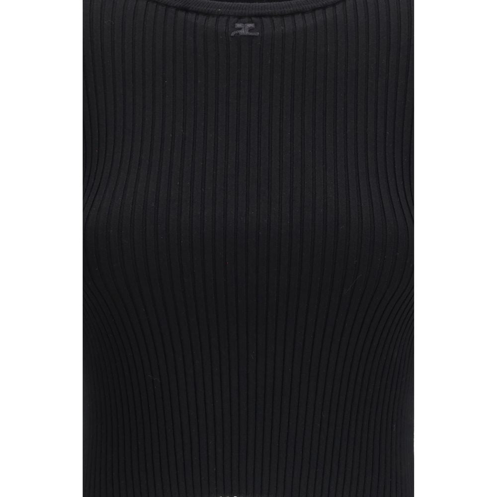 Black Viscose T-Shirt