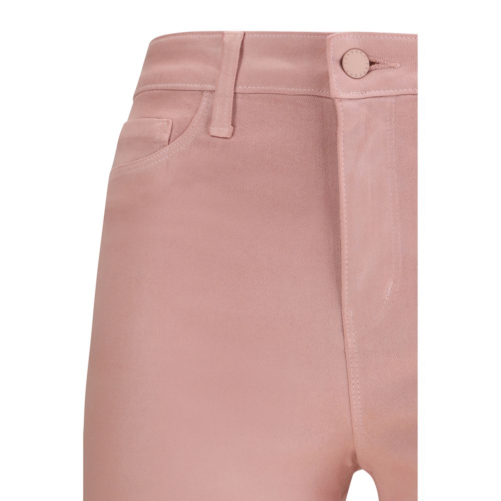 Multicolor Cotton Flared Pants