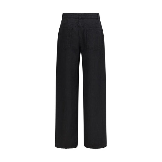 Black Linen Jeans Denim