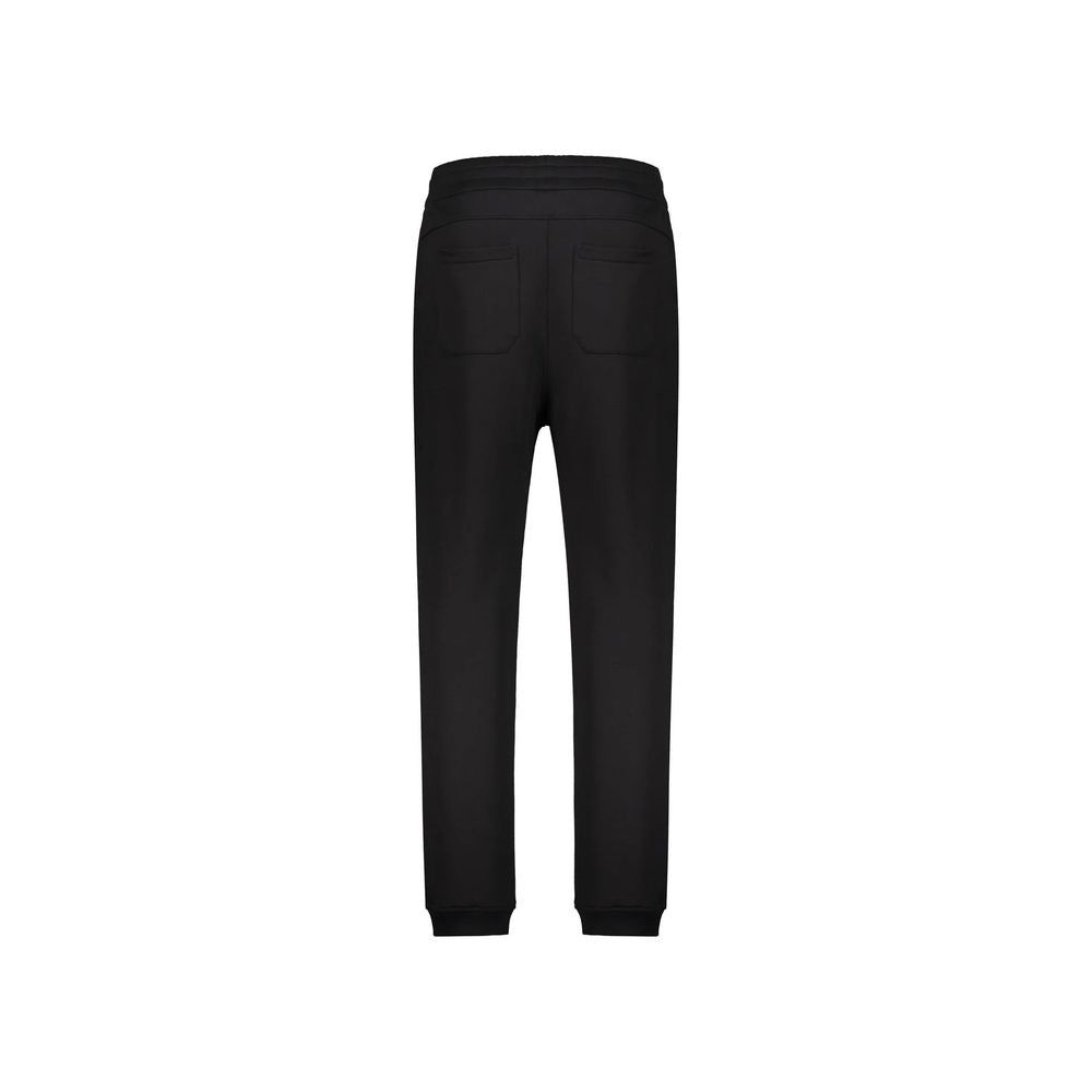 Black Cotton Joggers (Workout Pants)