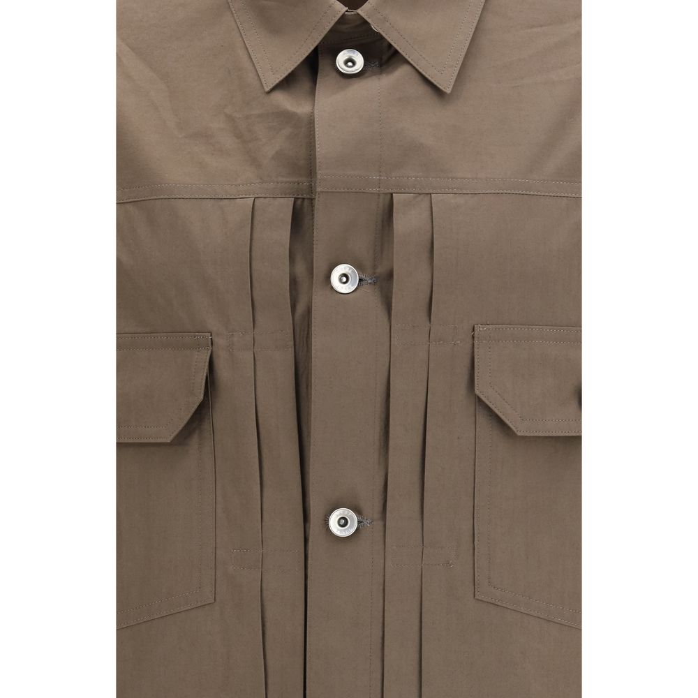 Bicolor Cotton Coat