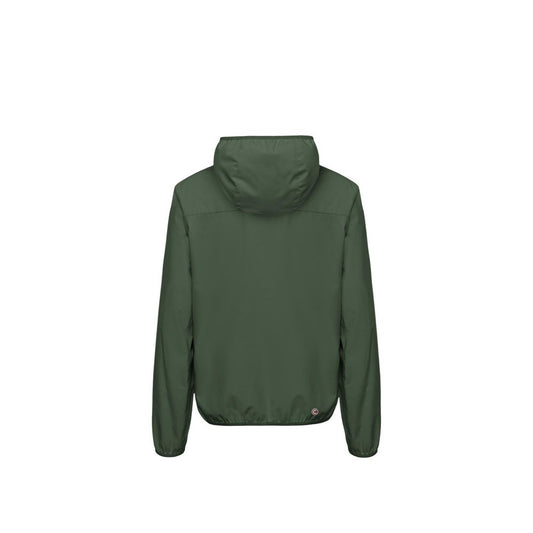Green Polyester Shell Jacket
