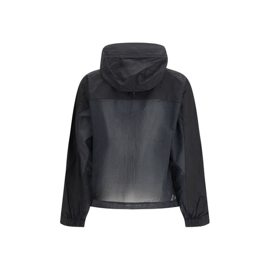 Black Cotton Shell Jacket