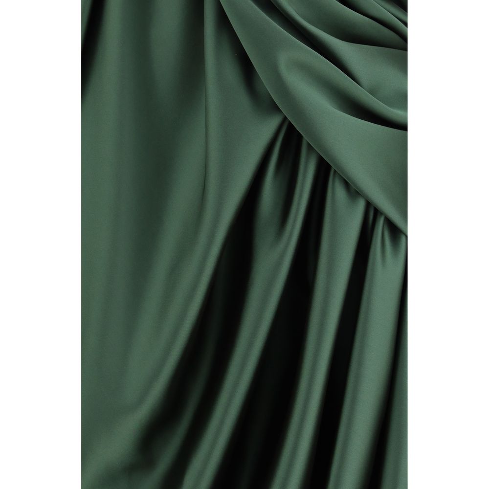 Bicolor Polyester Casual Dress