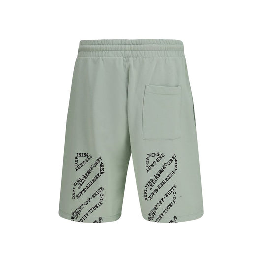 Bicolor Cotton Shorts