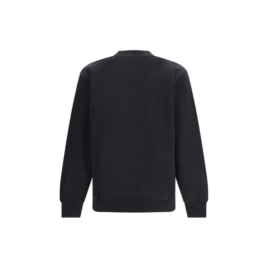 Black Cotton Sweatshirt