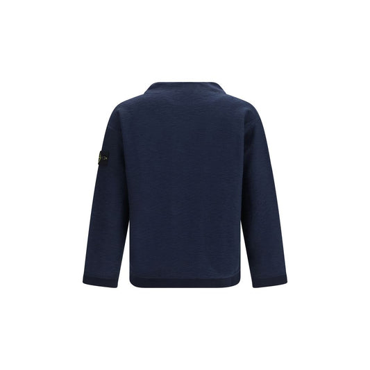 Blue Cotton Sweatshirt